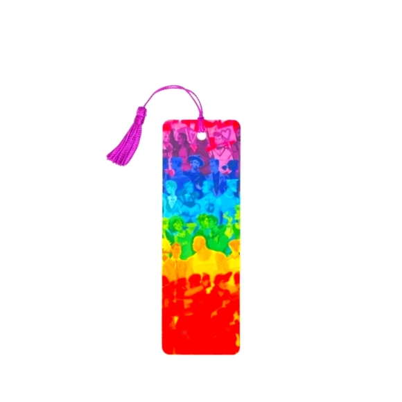 Out of Print Rainbow Readers Bookmark qty 3 - Picture 1 of 3